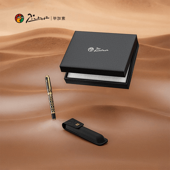 毕加索（pimio）钢笔签字笔 卓越系列活塞上墨F尖套装 高端商务礼品笔毕业礼物成人练字书写991蔚蓝