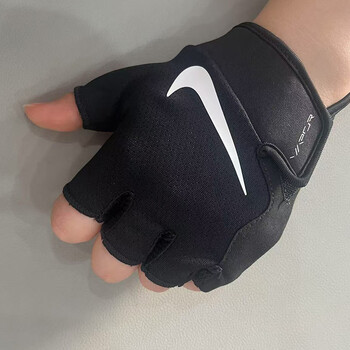 耐克（NIKE）手套男士运动半指骑行训练哑铃器械健身防滑撸铁N1010676091LG