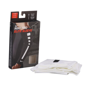 耐克（NIKE）护臂防晒男女薄款袖套臂套透气骑行训练跑步健身白色NKS01127LX