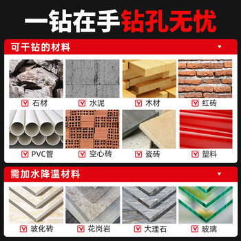 沪豪(HUHAO)超硬四刃锯齿偏心钻头瓷砖打孔h合金电钻钻头水泥混凝土专用6mmx5 沪豪(HUHAO)超硬四刃锯齿偏心钻头瓷砖打孔h合金电钻钻头水泥混凝土专用6mmx5
