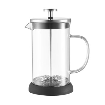 京东京造 法压壶 加厚耐热手冲咖啡过滤玻璃冷萃壶大容量700ml