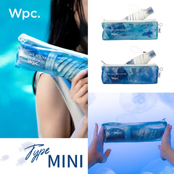 Wpc.雨伞新江之岛水族馆联名折叠伞日本高颜值透明可爱加固结实雨具