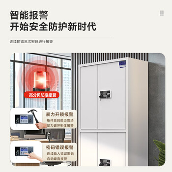 中伟（ZHONGWEI）保密柜文件柜铁皮柜保密认证钢制防盗保险柜电子密码柜通双节