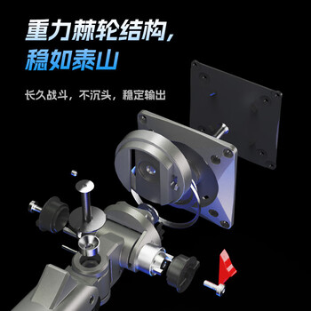 NB ERGONOMIC显示器支架电竞游戏27-50英寸桌面显示器支架臂旋转机械臂电脑架显示器底座屏幕增高架 暮云灰