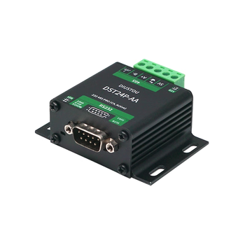 丢石头 RS232转RS485串口通信模块 工业级带隔离串口通信模块 铝合金外壳工艺 DSTJ124PCAA