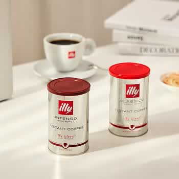 ILLY意利（illy）冻干速溶黑咖啡粉（香醇风味）瑞士进口95g