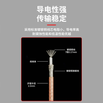 巴也 汽车Fakra连接器线束 万能Z型母头转SMA公内针车载Gps天线RG316射频转接线0.1米 BY-FKZKAJ1