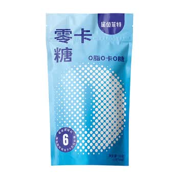 鲨鱼菲特 零卡糖1g*60条咖啡伴侣0糖0脂代替白砂糖赤藓糖醇木糖醇烘焙代糖