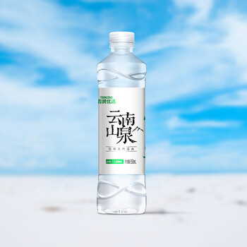 青啤优活（TSINGTAO）张艺兴代言云南山泉550ml*24瓶 整箱瓶装水 天然弱碱性水