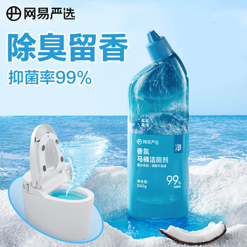 网易严选香氛马桶洁厕灵洁厕液 厕所马桶抑菌去渍去异味盐盐海洋500g*1瓶