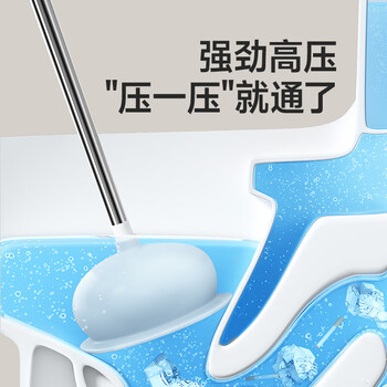 美丽雅马桶疏通神器皮塞抽搋子厕所厨房地漏下水管道强吸力堵塞专用工具