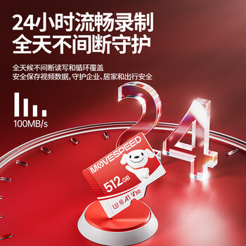 移速（MOVE SPEED）JOY联名款 512GB TF（MicroSD）存储卡 U3 V30 手机平板高速内存卡行车记录仪监控摄像头游戏机