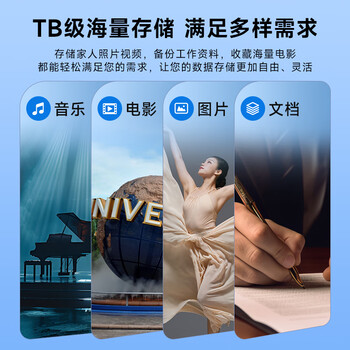 纽曼（Newsmy）6TB 移动硬盘机械 3.5英寸 桌面存储 星瀚3.5系列 Type-C USB3.1 雅青 金属外壳 大容量