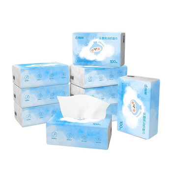 柚家  保湿纸巾 保湿乳纸巾母婴适用 100抽 3层*12包 296500