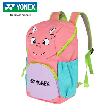 尤尼克斯（YONEX）羽毛球包青少年儿童卡通双肩背包书包BA321CR珊瑚粉