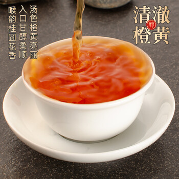 华源茶业 武夷山正山小种红茶独立小泡袋茶叶中秋节高档送礼盒装300g