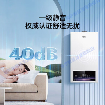 海尔Haier 冷凝式壁挂炉地暖热水器 恒温洗浴两用一级能效省气 LL1PBD35-HN1(T)U1（50-330平）