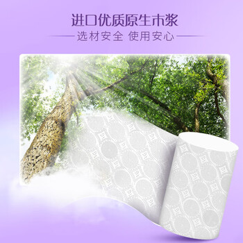 维达（Vinda）【热销】卷纸 棉韧4层140克12卷中棒卫生纸 实芯卫生纸V4657