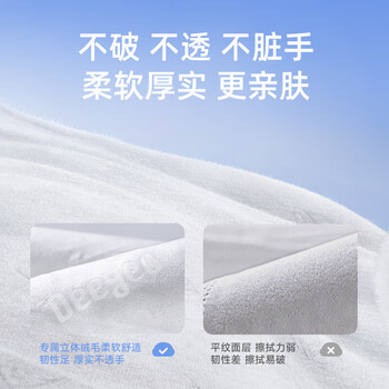 德佑 企鹅湿厕纸80片*2包 家庭装加大加厚杀菌洁厕湿纸巾温和不刺激