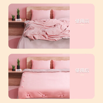 秉优 被子固定器24个装【棉布钉扣】床单防跑订被子神器被罩被套固定