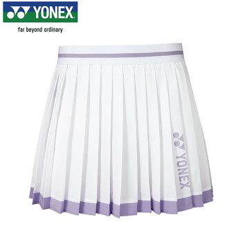 尤尼克斯（YONEX）网球服时尚专业百褶显瘦百搭网球短裙裤220145TCR白L