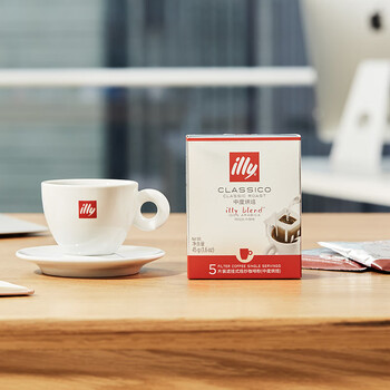 ILLY意利(illy)挂耳咖啡(中度烘焙)滤挂式焙炒咖啡粉45g/5片 ILLY意利(illy)挂耳咖啡(中度烘焙)滤挂式焙炒咖啡粉45g/5片