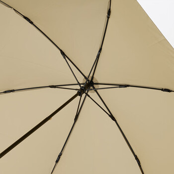 MUJI晴雨两用 2种折法 折叠伞 雨伞遮阳伞太阳伞 深米色