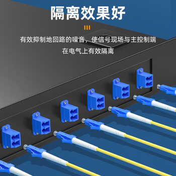 SAMZHE山泽光纤适配器 电信级LC-LC双工耦合器 LC接口法兰盘光纤适配器对接头转接器 50个装GL2-50