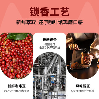 金猫金猫生椰风味浓缩咖啡液0糖0脂10g*6条 速溶咖啡