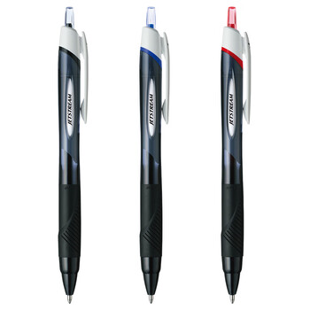 uni三菱（uni）JETSTREAM系列按动原子笔SXN-150 顺滑学生办公圆珠笔1.0mm 黑杆黑芯 5支装	