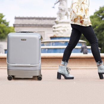 Airwheel爱尔威智能行李箱自动跟随旅行箱 电动行李箱登机箱拉杆箱 SR5青春版-银