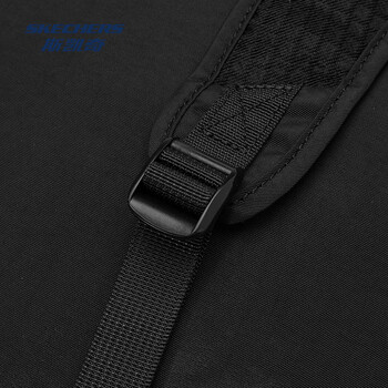 斯凯奇运动双肩背包夏季男女同款轻软肤感透气简约包包P225U043