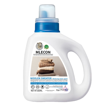 MLECON欧洲羊毛衫缩水还原恢复剂880ml 毛衣蓬松还原剂羊绒衫修复放大剂