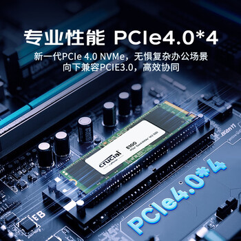 英睿达（crucial）美光E100 480GB SSD固态硬盘 M.2接口（NVMe PCIe4.0*4）读速4700MB/s 台式机笔记本硬盘