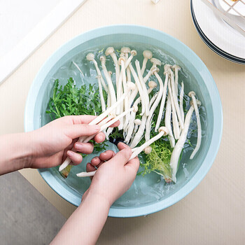 CHAHUA茶花抗菌塑料盆30.7cm1只装大号洗脸盆洗衣盆婴儿宝宝洗屁屁圆盆* CHAHUA茶花抗菌塑料盆30.7cm1只装大号洗脸盆洗衣盆婴儿宝宝洗屁屁圆盆*