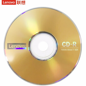 联想（Lenovo）光驱刻录盘 CD-R 光盘 52速700MB 办公系列  空白 光驱刻录盘桶装50片