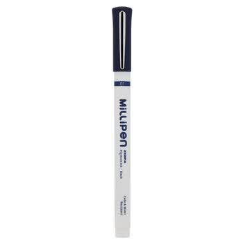 斑马牌米粒针管笔记号笔01(0.26mm)耐水性颜料多用签字笔 勾线描边绘画笔 黑色 单支装