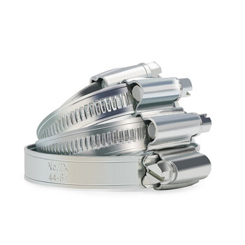 永利尚 英式铁镀锌喉箍抱箍水管管夹碳钢消防水带卡箍通风管铁皮卡子卡扣 13-19mm(5个）