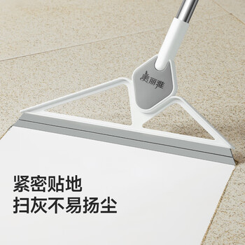 美丽雅魔术扫把卫生间刮水地刮浴室不粘头发橡胶拖把神器