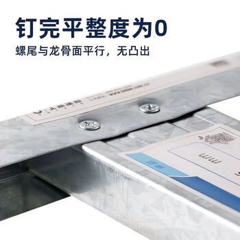 永利尚 自攻丝轻钢龙骨平头螺丝小胖钉子吊顶装修固定螺钉 M4轻钢龙骨自钻螺丝C 轻钢龙骨(500粒）