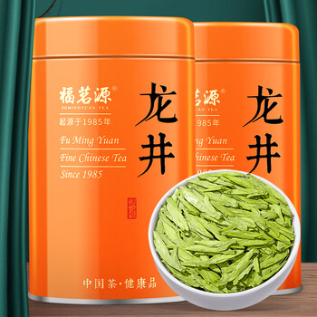 福茗源绿茶 龙井茶  豆香型特级明前2026新茶叶礼盒送长辈自己喝250g