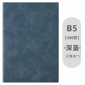 畅宝森 笔记本 商务会议记录本羊巴皮高颜值记事本学生作业本【B5】3本起购 颜色随机