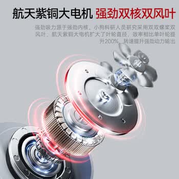 小狗吸尘器家用工业 大吸力大功率吸尘机 装修美缝开荒保洁车家商用酒店多功能T001