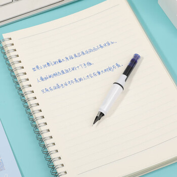 晨光（M&G）纯蓝色墨囊可擦(消字笔擦)学生钢笔墨囊墨水3.4mm内径可替换30支/筒AIC47648B3