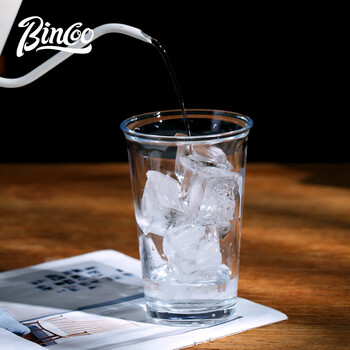 Bincoo冰美式拿铁dirty咖啡杯子冷饮玻璃杯ins风简约家用高档透明