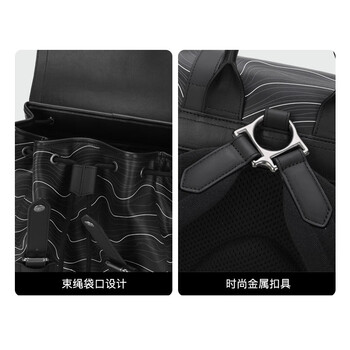 海德（HEAD）头层牛皮双肩包男士15.6英寸通勤电脑包大容量背包女圣诞节礼物