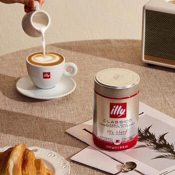 ILLY意利（illy）咖啡粉（中烘/过滤式）醇香浓郁阿拉比卡咖啡250g