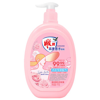 雕牌 高奢香水香氛内衣洗衣液 2斤(1kg) 除菌率99.99%(五月玫瑰香)