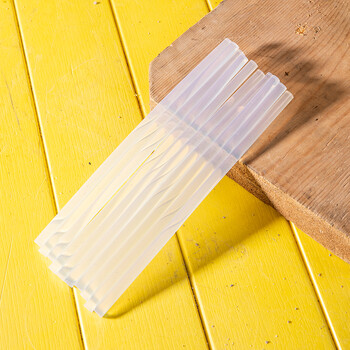 得力（deli）高粘性零甲醛热熔胶棒热胶枪胶棒胶条家用DIY10支装7mm*200mm