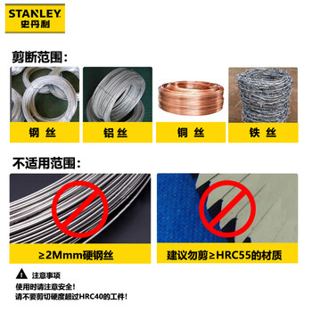 史丹利（STANLEY）DYNAGRIP钢丝钳8“家用多功能老虎钳电工钳断线钳 STHT84029